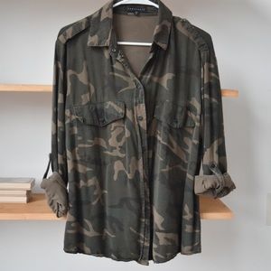 SANCTUARY Camo Shirt